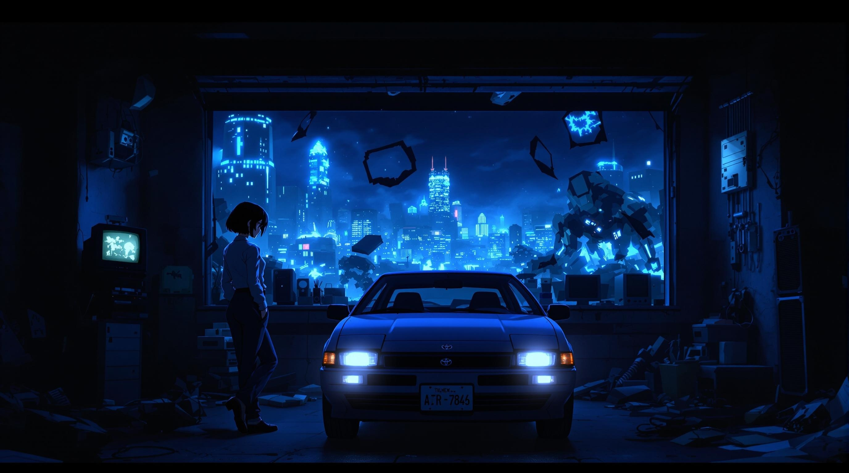 Flux 1.1pro Ultra – Neon Reverie