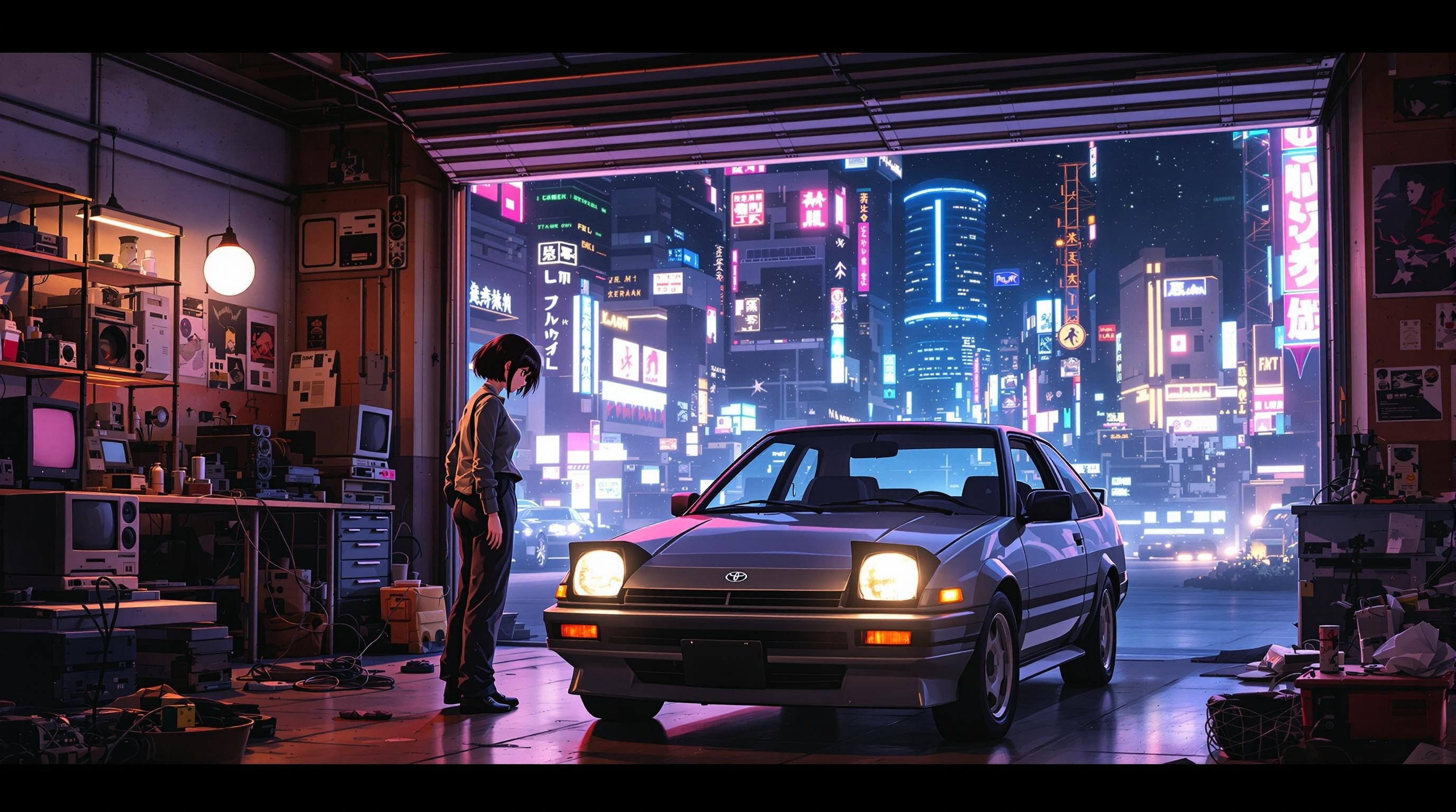Flux 1.1 pro neon realistic